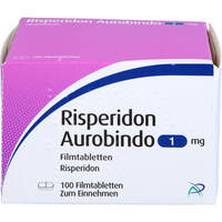 Risperidon Aurobindo 1mg Filmtabletten, 100 st, PUREN Pharma GmbH & Co. KG