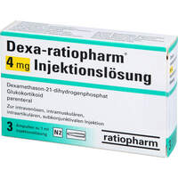 Dexa-Ratiopharm 4mg Injektionsl&ouml;sung, 3 st, ratiopharm GmbH
