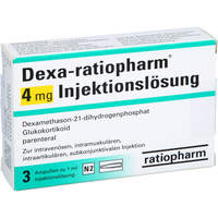 Dexa-Ratiopharm 4mg Injektionsl&ouml;sung, 3 st, ratiopharm GmbH