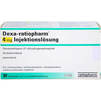 Dexa-Ratiopharm 4mg Injektionsl&ouml;sung, 30 st, ratiopharm GmbH