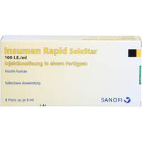 Insuman Rapid 100I.E./ml SoloStar Fertigpen, 5x3 ml, Eurimpharm Arzneimittel GmbH