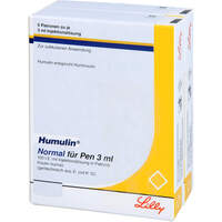 Humulin Normal für Pen Injektionslösung, 10x3 ml, kohlpharma GmbH