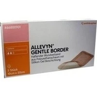 ALLEVYN GENTLE BORDER 10x20cm, 5 Stück, Smith & Nephew GmbH