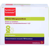 SYMBICORT Turbohaler 160/4.5ug 120ED B, 3 st, Docpharm GmbH