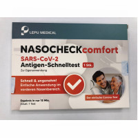 Lepu NASOCHECK comfort SARS-CoV-2 Antigen-Schnelltest (zur Eigenanwendung), 10 Stk., Beijing Lepu Medical Technology Co., Ltd.
