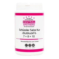 Schüssler Salze Kur BlutdruckFit 7 + 8 + 10 225 g Pulver, 225 g, Central-Apotheke