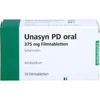 Unasyn PD oral Filmtabletten, 10 Stk., Eurimpharm Arzneimittel GmbH