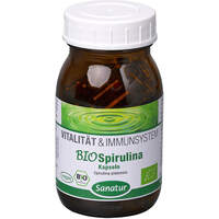 BioSpirulina Mikroalgen Kapseln, 100 st, Sanatur GmbH