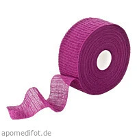 ROGGHAFT Crepp Color 6cm lila, 1 Stück, Rogg Verbandstoffe GmbH & Co. KG