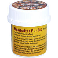 Sheabutter Pur Bio unraffiniert, 50 g, Abis-Pharma