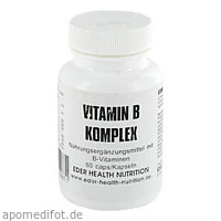 Vitamin B Komplex, 60 Stück, Eder Health Nutrition