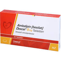 Amlodipin (besilat) Dexcel 5mg Tabletten, 50 st, Dexcel Pharma GmbH