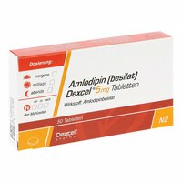 Amlodipin (besilat) Dexcel 5mg Tabletten, 50 st, Dexcel Pharma GmbH