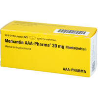 Memantin AAA-Pharma 20mg Filmtabletten, 98 st, Aaa - Pharma GmbH