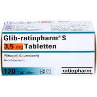 Glib-ratiopharm S 3.5mg Tabletten, 120 st, ratiopharm GmbH