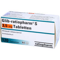 Glib-ratiopharm S 3.5mg Tabletten, 120 st, ratiopharm GmbH