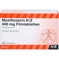 Moxifloxacin AbZ 400mg Filmtabletten, 10 st, Abz Pharma GmbH