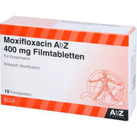 Moxifloxacin AbZ 400mg Filmtabletten, 10 st, Abz Pharma GmbH