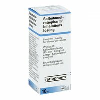 Salbutamol Ratiopharm Inhalationslösung, 10 ml, ratiopharm GmbH