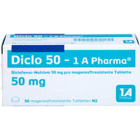 Diclo 50-1A Pharma, 50 st, 1 A Pharma GmbH