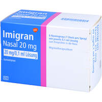 IMIGRAN nasal 20mg, 6 Stk., GlaxoSmithKline GmbH & Co. KG
