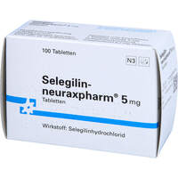 Selegilin-neuraxpharm 5mg, 100 st, neuraxpharm Arzneimittel GmbH