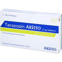 Terazosin Aristo 2mg Tabletten, 25 st, Aristo Pharma GmbH
