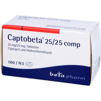 CAPTOBETA 25/25 comp, 100 st, betapharm Arzneimittel GmbH