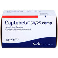 CAPTOBETA 50/25 comp, 100 st, betapharm Arzneimittel GmbH