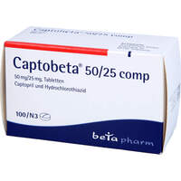 CAPTOBETA 50/25 comp, 100 st, betapharm Arzneimittel GmbH