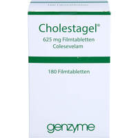 Cholestagel 625mg Filmtabletten, 180 st, Orifarm GmbH