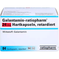 Galantamin-ratiopharm 24 mg Hartkapseln retardiert, 84 st, ratiopharm GmbH