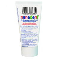 Nenedent Kinderzahncreme ohne Fluorid Standtube, 50 ml, Dentinox Gesellschaft für pharmazeutische Präparate