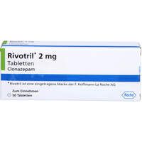 Rivotril 2mg, 50 st, kohlpharma GmbH