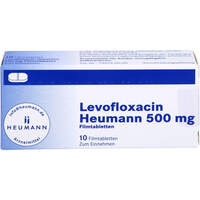 Levofloxacin Heumann 500 mg Filmtabletten, 10 st, Heumann Pharma GmbH & Co. Generica KG