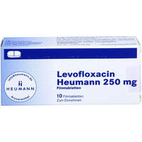Levofloxacin Heumann 250 mg Filmtabletten, 10 st, Heumann Pharma GmbH & Co. Generica KG