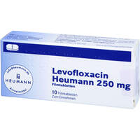 Levofloxacin Heumann 250 mg Filmtabletten, 10 st, Heumann Pharma GmbH & Co. Generica KG