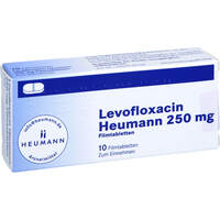 Levofloxacin Heumann 250 mg Filmtabletten, 10 st, Heumann Pharma GmbH & Co. Generica KG