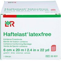 Haftelast Fixierb.koh&auml;s.LF 6cmx20m rot, 1 st, Lohmann & Rauscher GmbH & Co. KG