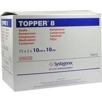 TOPPER 8 steril 10 x 10 cm, 75x2 Stück, Solventum Germany GmbH