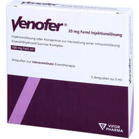 Venofer 20mg Fe/ml Injektionslsg Durchstechfl., 5x5 ml, Orifarm GmbH