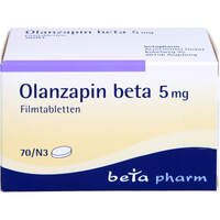 Olanzapin beta 5mg Filmtabletten, 70 st, betapharm Arzneimittel GmbH
