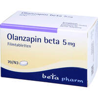 Olanzapin beta 5mg Filmtabletten, 70 st, betapharm Arzneimittel GmbH