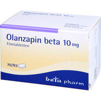 Olanzapin beta 10mg Filmtabletten, 70 st, betapharm Arzneimittel GmbH