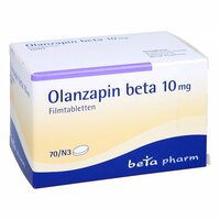 Olanzapin beta 10mg Filmtabletten, 70 ST, betapharm Arzneimittel GmbH