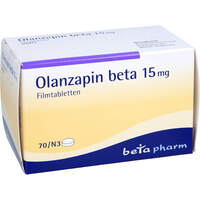 Olanzapin beta 15mg Filmtabletten, 70 st, betapharm Arzneimittel GmbH