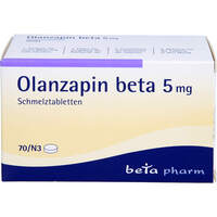Olanzapin beta 5mg Schmelztabletten, 70 st, betapharm Arzneimittel GmbH