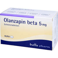 Olanzapin beta 5mg Schmelztabletten, 70 st, betapharm Arzneimittel GmbH