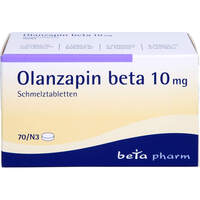 Olanzapin beta 10mg Schmelztabletten, 70 st, betapharm Arzneimittel GmbH