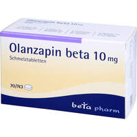 Olanzapin beta 10mg Schmelztabletten, 70 st, betapharm Arzneimittel GmbH